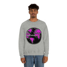 Load image into Gallery viewer, Skeleton Bone &#39;Wrld&#39; Crewneck - Purple
