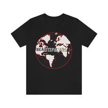 Load image into Gallery viewer, Skeleton Bone &#39;Wrld&#39; T-Shirt - Red
