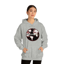 Load image into Gallery viewer, Skeleton Bone &#39;Wrld&#39; Hoodie - Red
