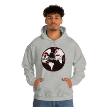 Load image into Gallery viewer, Skeleton Bone &#39;Wrld&#39; Hoodie - Red
