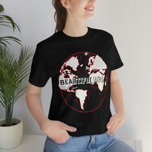 Load image into Gallery viewer, Skeleton Bone &#39;Wrld&#39; T-Shirt - Red
