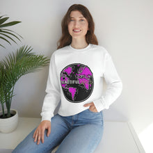 Load image into Gallery viewer, Skeleton Bone &#39;Wrld&#39; Crewneck - Purple
