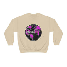 Load image into Gallery viewer, Skeleton Bone &#39;Wrld&#39; Crewneck - Purple
