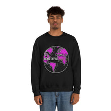 Load image into Gallery viewer, Skeleton Bone &#39;Wrld&#39; Crewneck - Purple
