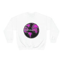 Load image into Gallery viewer, Skeleton Bone &#39;Wrld&#39; Crewneck - Purple
