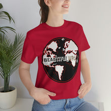 Load image into Gallery viewer, Skeleton Bone &#39;Wrld&#39; T-Shirt - Red
