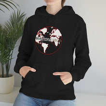 Load image into Gallery viewer, Skeleton Bone &#39;Wrld&#39; Hoodie - Red
