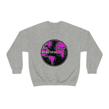 Load image into Gallery viewer, Skeleton Bone &#39;Wrld&#39; Crewneck - Purple
