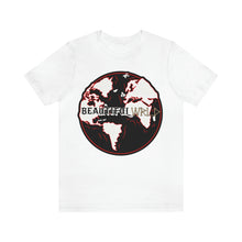 Load image into Gallery viewer, Skeleton Bone &#39;Wrld&#39; T-Shirt - Red
