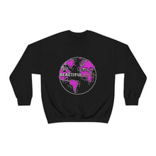 Load image into Gallery viewer, Skeleton Bone &#39;Wrld&#39; Crewneck - Purple
